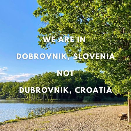 Hisa Pri Jezeru Apartment Dobrovnik Bagian luar foto
