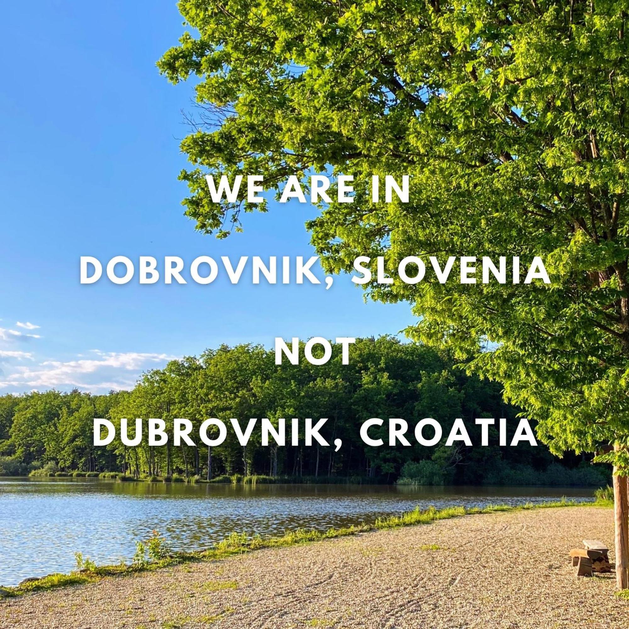 Hisa Pri Jezeru Apartment Dobrovnik Bagian luar foto